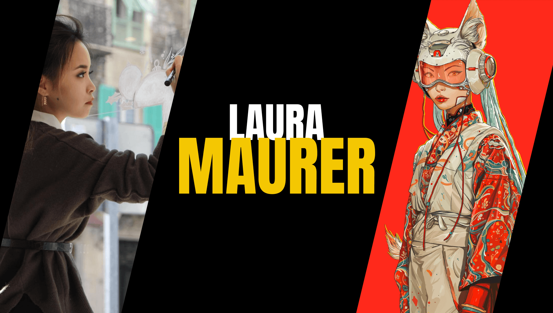 Plonge dans les mondes à l'esthétique Cyberpunk de Laura Maurer - MoGA